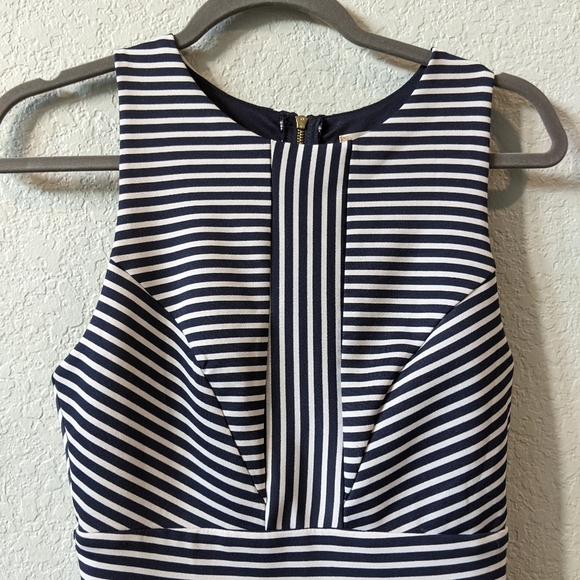 Navy & White Striped Altar'd State Dress Size S - Picture 3 of 10